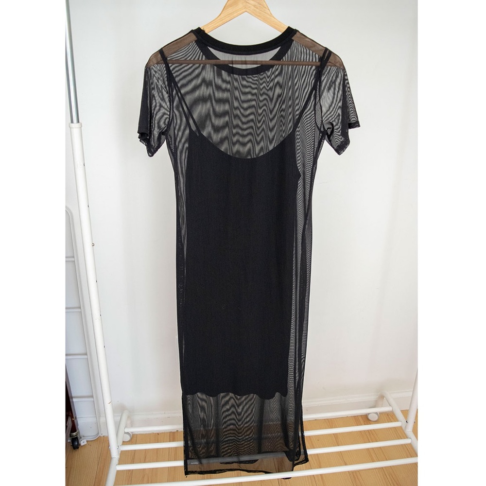 Trouvè - Mesh Midi Dress